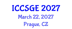 International Conference on Concrete, Structural and Geotechnical Engineering (ICCSGE) March 22, 2027 - Prague, Czechia