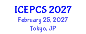 International Conference on Economics, Politics and Civil Society (ICEPCS) February 25, 2027 - Tokyo, Japan