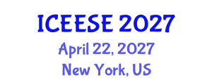 International Conference on Electrical, Electronics and Systems Engineering (ICEESE) April 22, 2027 - New York, United States