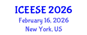 International Conference on Electrical, Electronics and Systems Engineering (ICEESE) February 16, 2026 - New York, United States
