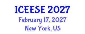 International Conference on Electrical, Electronics and Systems Engineering (ICEESE) February 17, 2027 - New York, United States