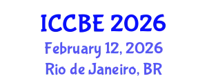 International Conference on Chemical and Bioprocess Engineering (ICCBE) February 12, 2026 - Rio de Janeiro, Brazil