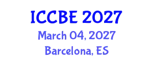 International Conference on Chemical and Bioprocess Engineering (ICCBE) March 04, 2027 - Barcelona, Spain