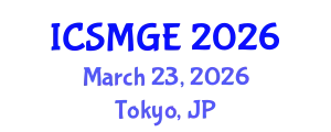 International Conference on Soil Mechanics and Geotechnical Engineering (ICSMGE) March 23, 2026 - Tokyo, Japan
