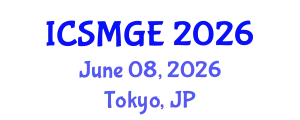 International Conference on Soil Mechanics and Geotechnical Engineering (ICSMGE) June 08, 2026 - Tokyo, Japan