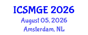 International Conference on Soil Mechanics and Geotechnical Engineering (ICSMGE) August 05, 2026 - Amsterdam, Netherlands