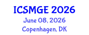 International Conference on Soil Mechanics and Geotechnical Engineering (ICSMGE) June 08, 2026 - Copenhagen, Denmark
