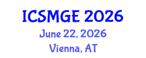 International Conference on Soil Mechanics and Geotechnical Engineering (ICSMGE) June 22, 2026 - Vienna, Austria