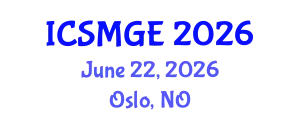International Conference on Soil Mechanics and Geotechnical Engineering (ICSMGE) June 22, 2026 - Oslo, Norway