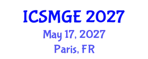 International Conference on Soil Mechanics and Geotechnical Engineering (ICSMGE) May 17, 2027 - Paris, France