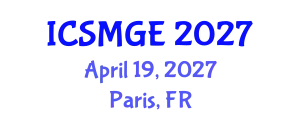 International Conference on Soil Mechanics and Geotechnical Engineering (ICSMGE) April 19, 2027 - Paris, France