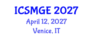 International Conference on Soil Mechanics and Geotechnical Engineering (ICSMGE) April 12, 2027 - Venice, Italy