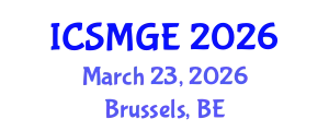 International Conference on Soil Mechanics and Geotechnical Engineering (ICSMGE) March 23, 2026 - Brussels, Belgium