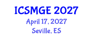 International Conference on Soil Mechanics and Geotechnical Engineering (ICSMGE) April 17, 2027 - Seville, Spain