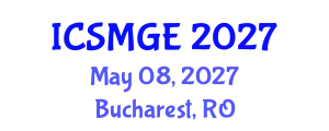 International Conference on Soil Mechanics and Geotechnical Engineering (ICSMGE) May 08, 2027 - Bucharest, Romania
