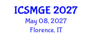 International Conference on Soil Mechanics and Geotechnical Engineering (ICSMGE) May 08, 2027 - Florence, Italy