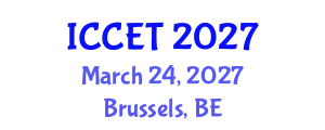 International Conference on Chemical Engineering and Technology (ICCET) March 24, 2027 - Brussels, Belgium