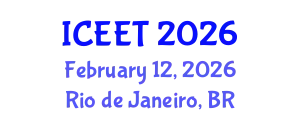 International Conference on Electrical Engineering and Technology (ICEET) February 12, 2026 - Rio de Janeiro, Brazil