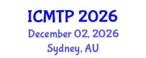 International Conference on Mathematical and Theoretical Physics (ICMTP) December 02, 2026 - Sydney, Australia