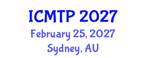 International Conference on Mathematical and Theoretical Physics (ICMTP) February 25, 2027 - Sydney, Australia