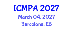 International Conference on Mathematical Physics, and Applications (ICMPA) March 04, 2027 - Barcelona, Spain