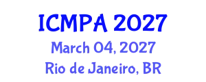 International Conference on Mathematical Physics, and Applications (ICMPA) March 04, 2027 - Rio de Janeiro, Brazil