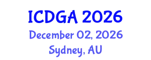 International Conference on Differential Geometry and Applications (ICDGA) December 02, 2026 - Sydney, Australia