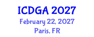 International Conference on Differential Geometry and Applications (ICDGA) February 22, 2027 - Paris, France