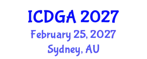 International Conference on Differential Geometry and Applications (ICDGA) February 25, 2027 - Sydney, Australia