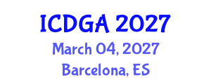 International Conference on Differential Geometry and Applications (ICDGA) March 04, 2027 - Barcelona, Spain