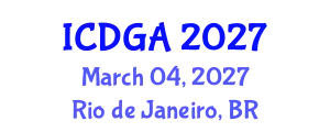 International Conference on Differential Geometry and Applications (ICDGA) March 04, 2027 - Rio de Janeiro, Brazil