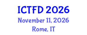 International Conference on Turbomachinery and Fluid Dynamics (ICTFD) November 11, 2026 - Rome, Italy