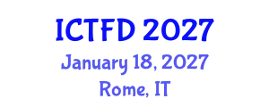 International Conference on Turbomachinery and Fluid Dynamics (ICTFD) January 18, 2027 - Rome, Italy