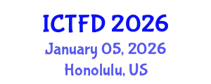 International Conference on Turbomachinery and Fluid Dynamics (ICTFD) January 05, 2026 - Honolulu, United States