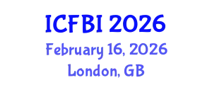 International Conference on Finance, Banking and Insurance (ICFBI) February 16, 2026 - London, United Kingdom