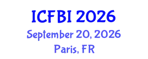 International Conference on Finance, Banking and Insurance (ICFBI) September 20, 2026 - Paris, France