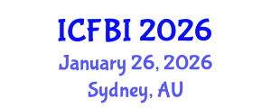 International Conference on Finance, Banking and Insurance (ICFBI) January 26, 2026 - Sydney, Australia
