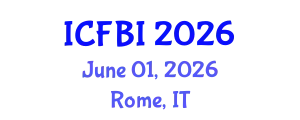 International Conference on Finance, Banking and Insurance (ICFBI) June 01, 2026 - Rome, Italy