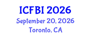International Conference on Finance, Banking and Insurance (ICFBI) September 20, 2026 - Toronto, Canada