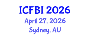 International Conference on Finance, Banking and Insurance (ICFBI) April 27, 2026 - Sydney, Australia