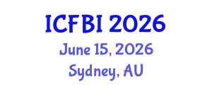 International Conference on Finance, Banking and Insurance (ICFBI) June 15, 2026 - Sydney, Australia