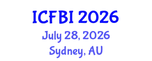 International Conference on Finance, Banking and Insurance (ICFBI) July 28, 2026 - Sydney, Australia