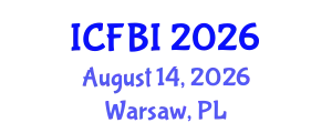 International Conference on Finance, Banking and Insurance (ICFBI) August 14, 2026 - Warsaw, Poland