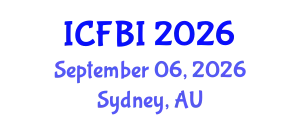 International Conference on Finance, Banking and Insurance (ICFBI) September 06, 2026 - Sydney, Australia