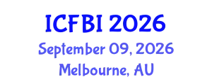 International Conference on Finance, Banking and Insurance (ICFBI) September 09, 2026 - Melbourne, Australia
