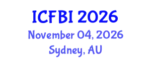 International Conference on Finance, Banking and Insurance (ICFBI) November 04, 2026 - Sydney, Australia
