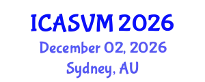 International Conference on Animal Science and Veterinary Medicine (ICASVM) December 02, 2026 - Sydney, Australia