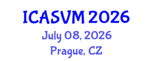 International Conference on Animal Science and Veterinary Medicine (ICASVM) July 08, 2026 - Prague, Czechia