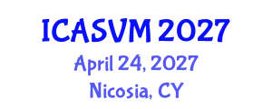 International Conference on Animal Science and Veterinary Medicine (ICASVM) April 24, 2027 - Nicosia, Cyprus