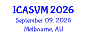International Conference on Animal Science and Veterinary Medicine (ICASVM) September 09, 2026 - Melbourne, Australia